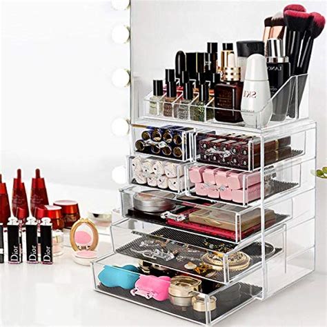 Hblife Makeup Organizer Degree Rotating Perfume Organizer Clear