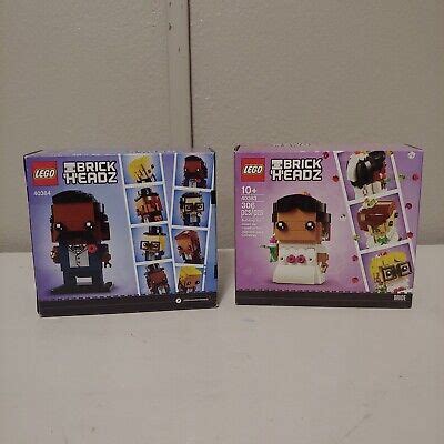 Lego Brickheadz Wedding Bride And Wedding Groom Ebay