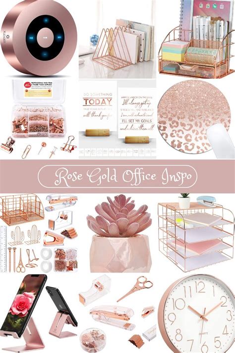 Rose Gold Office Decor And Supply Inspiration Artofit