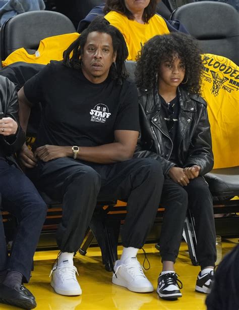 Blue Ivy S All Black Outfit At The 2022 NBA Finals Game PS Fashion