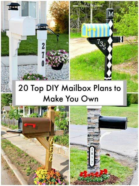 20 Top DIY Mailbox Plans to Make You Own - DIY Crafts