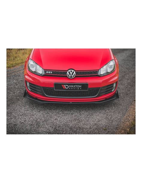 Lip Delantero RACING DURABILITY V 3 FLAPS VOLKSWAGEN GOLF GTI MK6