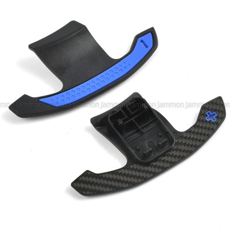 Blue Carbon Fiber For BMW G20 M3 M4 G80 G82 M340i Steering Wheel Paddle