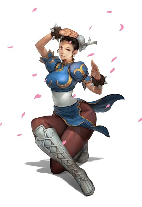 Chun Li Street Fighter Drawn By Woochullee Danbooru