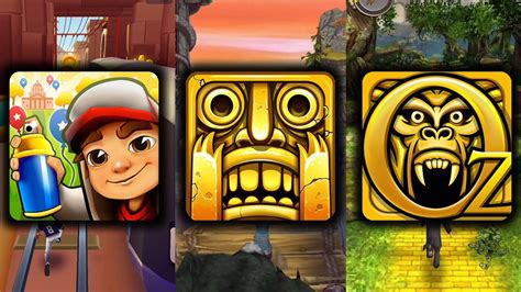 Subway Surfers Vs Temple Run 2 Sky Summit Vs Temple Run Oz YouTube