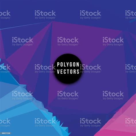 Graphic Polygons Abstract Vector Background Stock Illustration