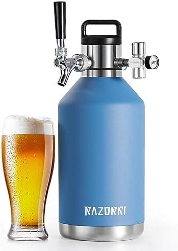 Amazon Beer Growler Tap System Oz L Mini Keg Stainless