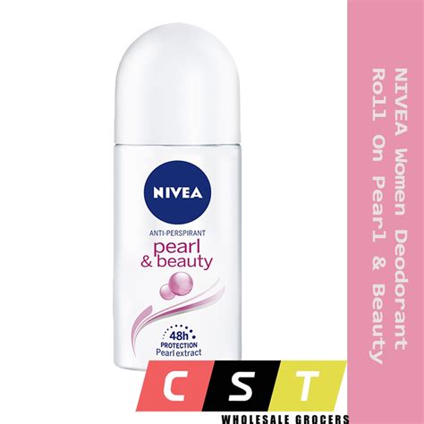 NIVEA Women Deodorant Roll On Pearl Beauty 25ml Shopee Malaysia