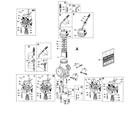 CARBURETOR VHSB 34 LD