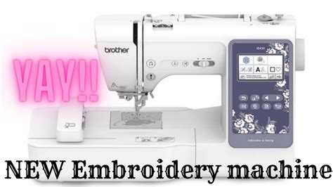 BROTHER SE630 UNBOXING EMBROIDERY MACHINE YouTube