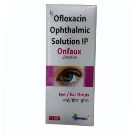 Liquid Ausmed Ofloxacin Ophthalmic Solution Ip Onfaux Eye Drop