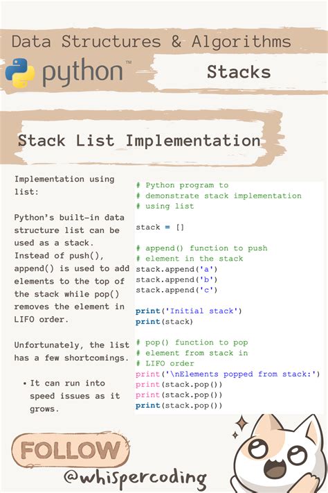 Coding For Beginners Python Data Structures Stacks Artofit