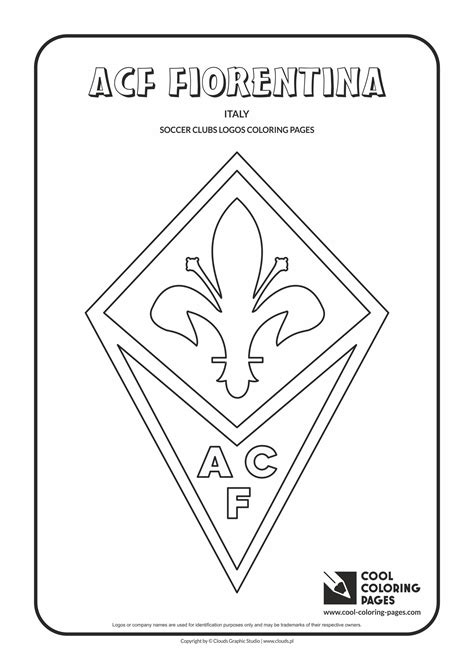 Cool Coloring Pages ACF Fiorentina logo coloring page - Cool Coloring ...