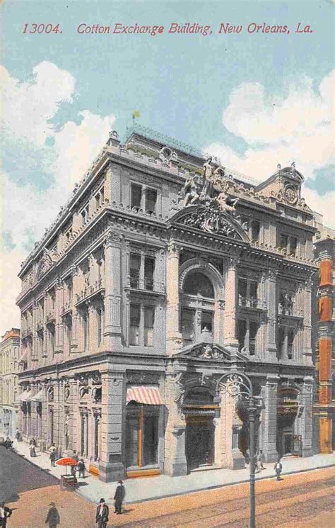 Cotton Exchange Building New Orleans Louisiana 1910c Postcard Ebay