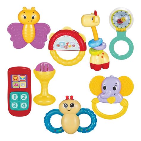 My First Teether And Rattles Set 8 Pieces