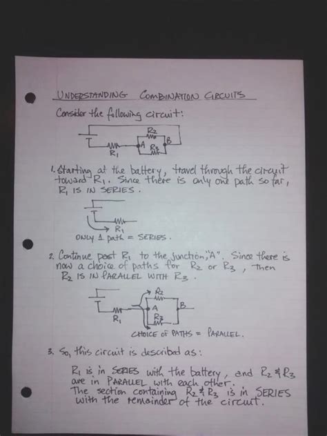 Combination Circuit Problems And Answers