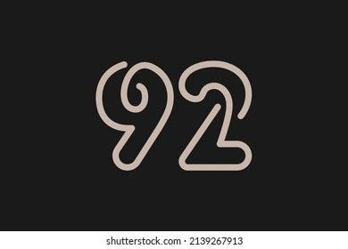 Number 92 Logo