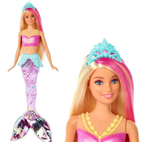 Barbie Dreamtopia Lalka Syrenka Ze Wiec Cym Ogonem Humbi Pl