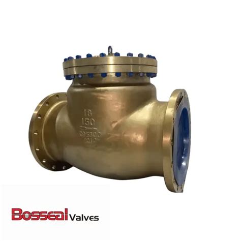 ASTM A995 4A Swing Check Valve 26 Inch CL 150 LB Flanged Bosseal