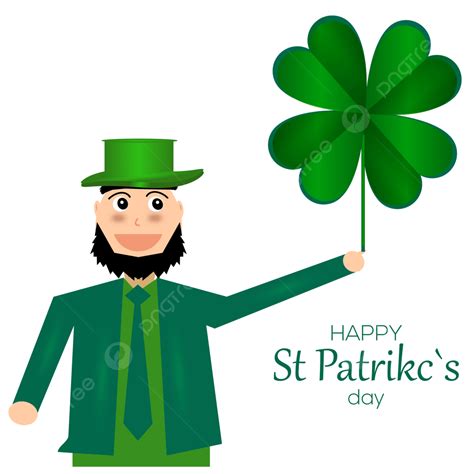 Hand Drawn St Patricks Day Cartoon Character Vector St Patricks Day Character Cartoon Png And