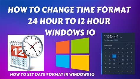 How To Change Time Format 24 Hour To 12 Hour Windows 10 Set Date And