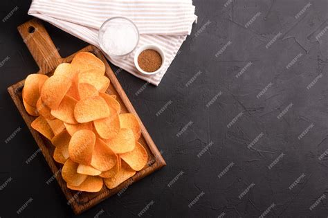 Premium Photo Chips Potato Chips Chips On Different Backgrounds