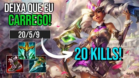 Coloquei O Jogo Nas Costas E Carreguei Qiyana Mid Youtube