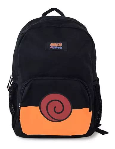 Mochila Escolar Naruto Uzumaki Preta De Anime Pacific Parcelamento