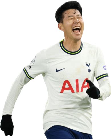 Son Heung Min Tottenham Hotspur Football Render Footyrenders