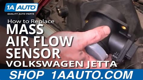 How To Replace Mass Air Flow Sensor Volkswagen Jetta Youtube