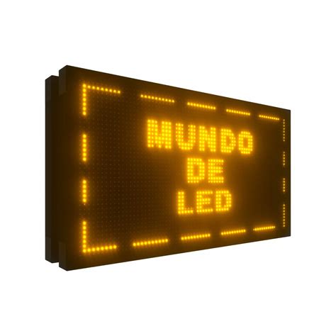 Painel De Led Letreiro Digital Cm X Cm Dupla Face Usb