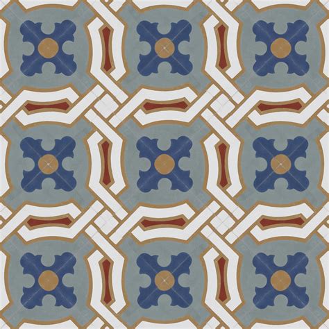 8x8 Palau Barcelona Cement Decorative Floor Tile Casa Tile®