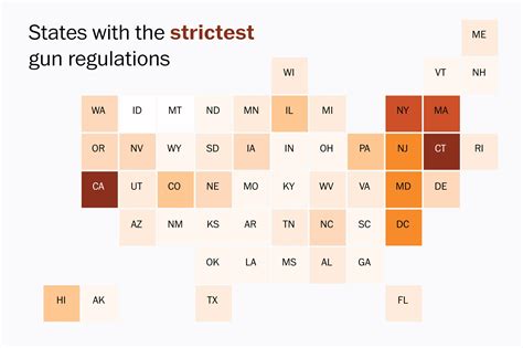 A Guide To How Strictly Guns Are Regulated In Every State Washington Post