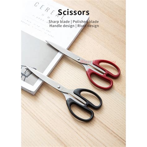 Jual Deli Scissors Gunting 210mm E6010 Merah Jakarta Barat