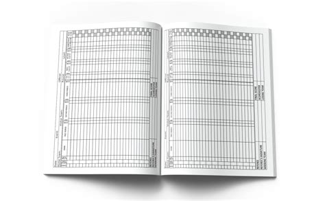 Wrestling Scorebook Scoring Sheets To Record And Keep Track Of Match