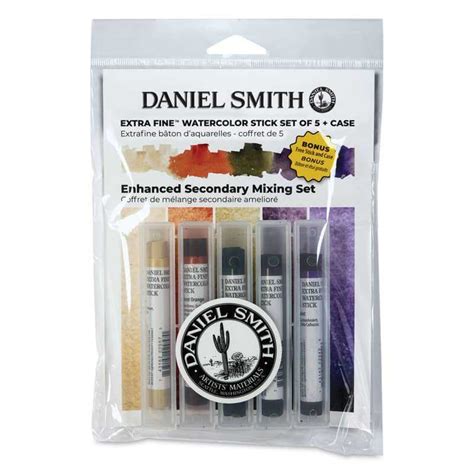 Daniel Smith Watercolor Stick Sulu Boya 5 Li Set Enhanced Secondary