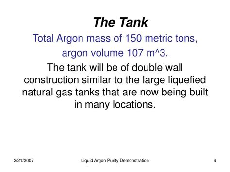 Ppt Conceptual Design For A Liquid Argon Purity Demonstration