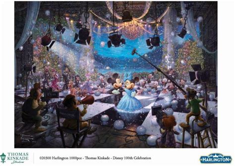 Harlington Thomas Kinkade PQ Disney 100th Celebration 1000 Pieces Jac