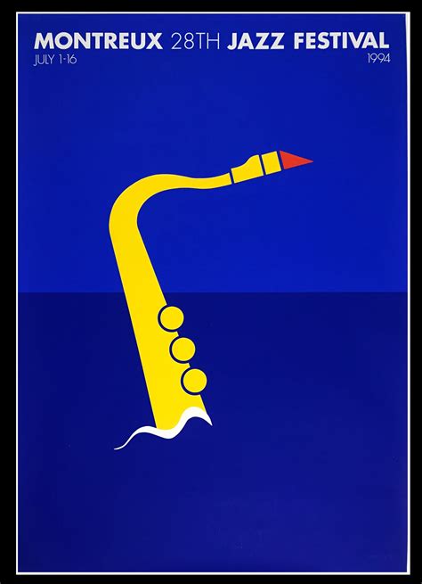 Per Arnoldi Original Montreux Jazz Festival Screenprint Etsy Uk