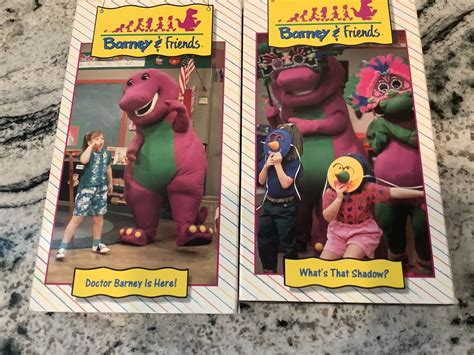 Barney Friends Whats That Shadow Doctor Barney Lot VHS Tape Sing