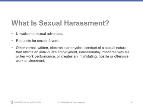 Ppt Sexual Harassment Prevention Training For Employees Pptx