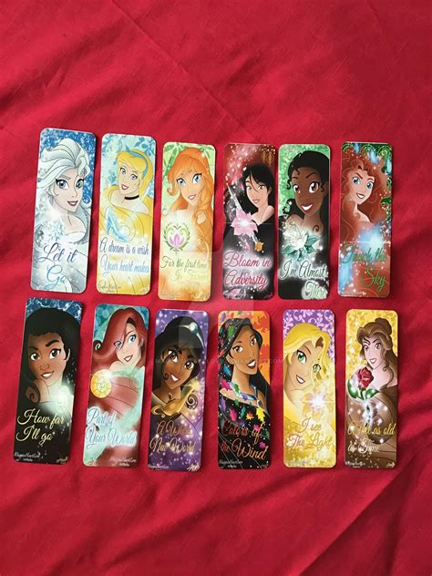 Disney Princess Bookmarks by MaggiesHeartLove on DeviantArt