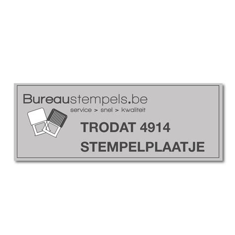 Stempelplaatje Trodat Printy Kopen I Bureaustempels Be