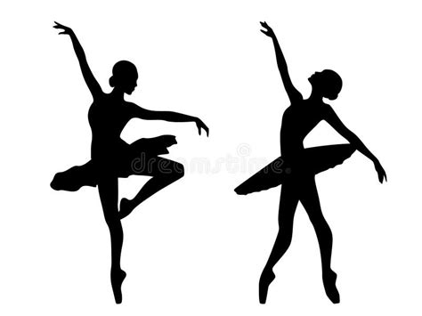 Ballerinas Two Stock Illustrations Ballerinas Two Stock