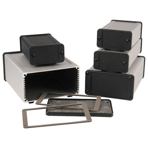 Hammond 1457 Series EMI RFI Extruded Aluminium Enclosures Natural