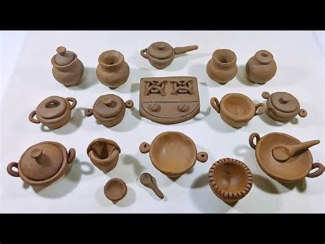 Amazing Technique Make Handmade Kitchen Set With Clay Miniature Clay