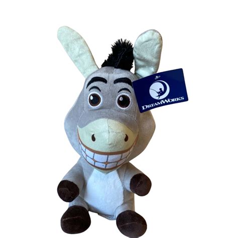 Dreamworks Licensed Shrek Donkey 25cm Plush Toy New With Tagss