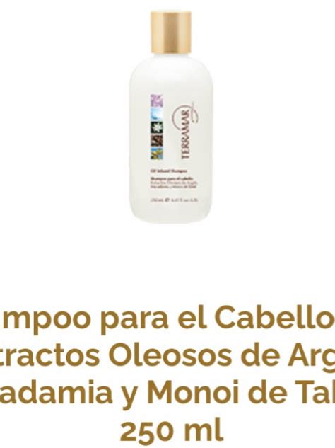 Shampoo para el Cabello con Extractos Oleosos de Argán Macadamia y