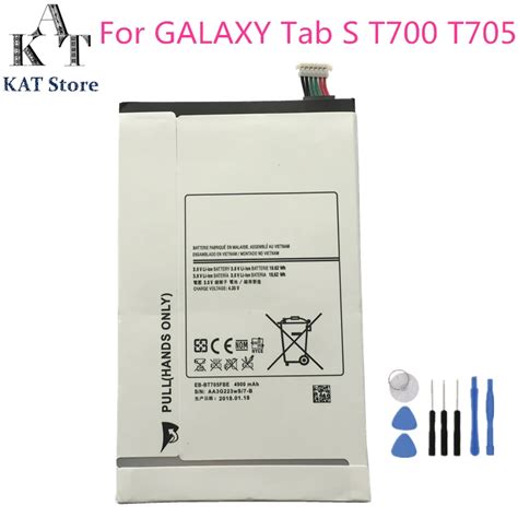 EB BT705FBE 4900mAh Tablet Battery For Samsung GALAXY Tab S 8 4 SM T700