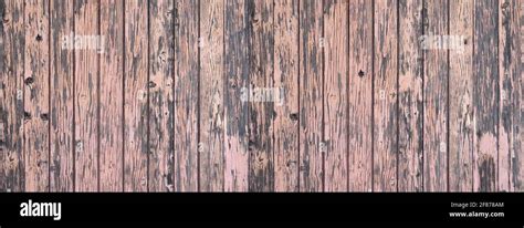 Old Heavily Weathered Wooden Wall In Pink And Gray Stock Photo Alamy